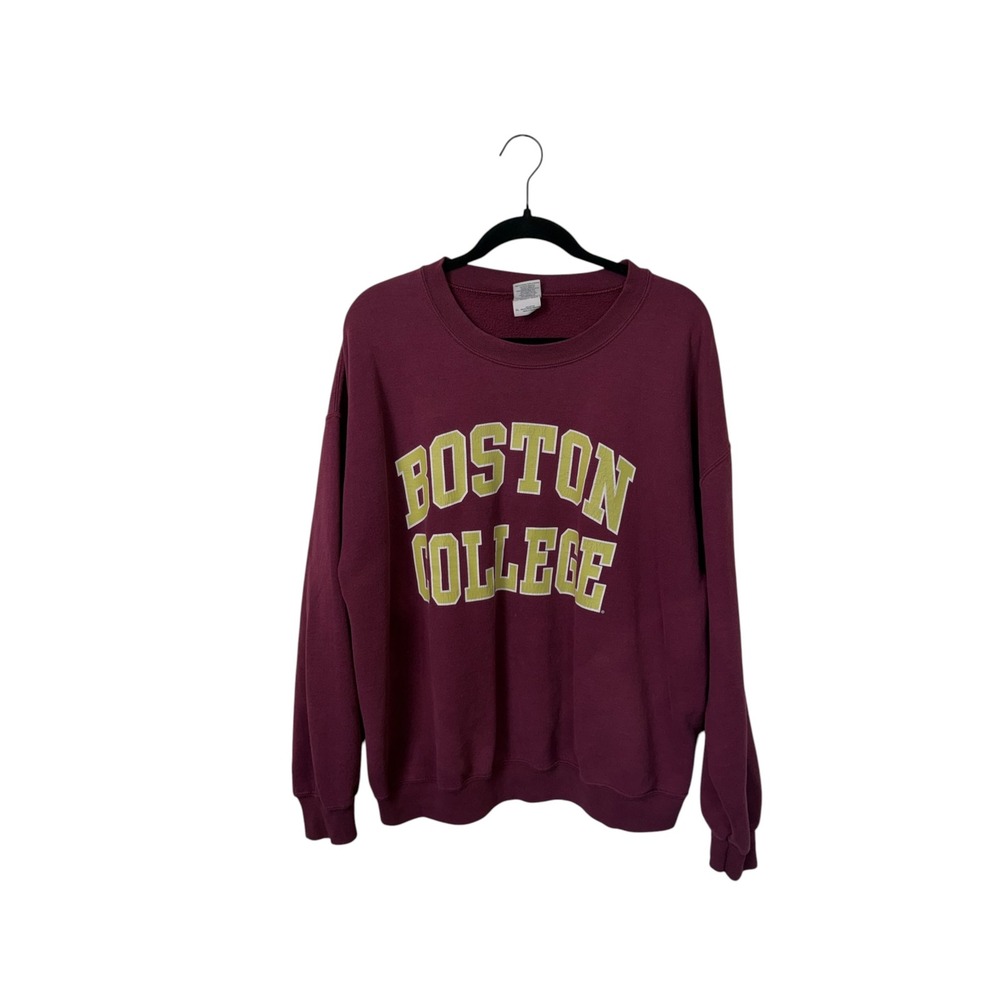 Gildan Maroon Boston College Sweatshirt, XL